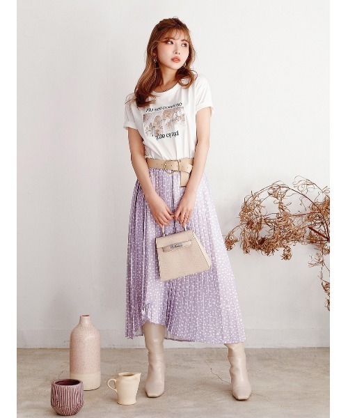 Darich（ダーリッチ）の「カラードットスカートコンビワンピース