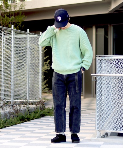 RELAXFIT（リラックスフィット）の「【RELAXFIT / リラックスフィット】 WISM 別注 WAFFLE HOUSE（Tシャツ/カットソー・メンズ・ピンク系その他/ライトグリーン・FREE）」の10枚目の写真