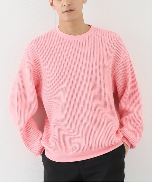 RELAXFIT（リラックスフィット）の「【RELAXFIT / リラックスフィット】 WISM 別注 WAFFLE HOUSE（Tシャツ/カットソー・メンズ・ピンク系その他/ライトグリーン・FREE）」の8枚目の写真