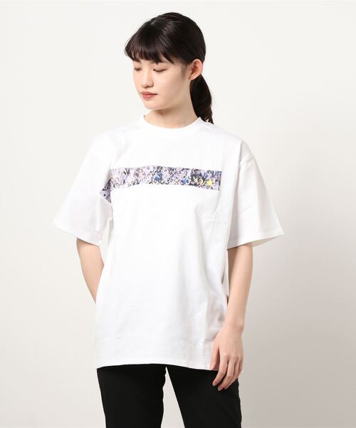 Q（キュー）の「オーディエンスT（Tシャツ/カットソー・レディース・ホワイト/ライトグレー/ブラック・MEDIUM/ONE SIZE）」の5枚目の写真