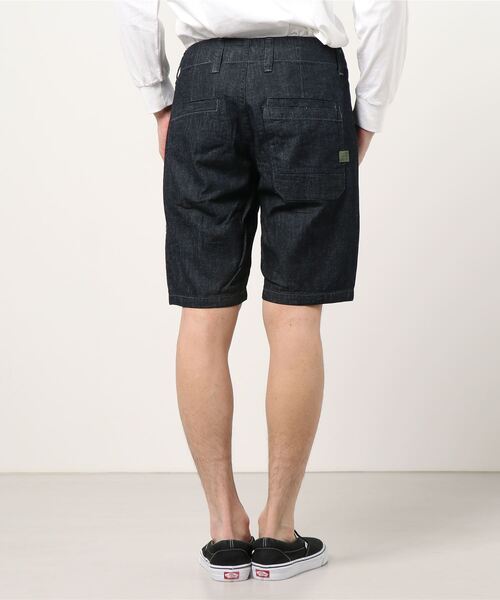 G-STAR（ジースター）の「WORKER CHINO DENIM SHORTS（デニムパンツ・メンズ・ダークインディゴブルー・30inch/28inch/34inch/27inch/32inch）」の4枚目の写真
