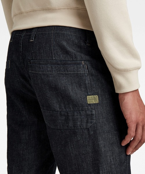 G-STAR（ジースター）の「WORKER CHINO DENIM SHORTS（デニムパンツ・メンズ・ダークインディゴブルー・30inch/28inch/34inch/27inch/32inch）」の6枚目の写真