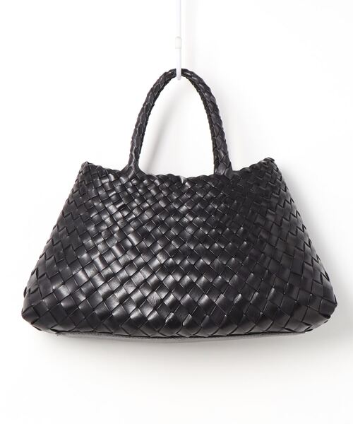 DRAGON（ドラゴン）の「【DRAGON DIFFUSION/ドラゴンディフュージョン】メッシュレザーバッグ SANTA CROCE SMALL（ハンドバッグ・レディース・ブラウン/ダークブラウン/ブラック/グレー・FREE）」の2枚目の写真