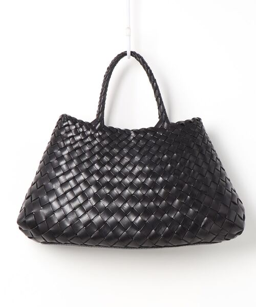 DRAGON（ドラゴン）の「【DRAGON DIFFUSION/ドラゴンディフュージョン】メッシュレザーバッグ SANTA CROCE SMALL（ハンドバッグ・レディース・ブラウン/ダークブラウン/ブラック/グレー・FREE）」の5枚目の写真