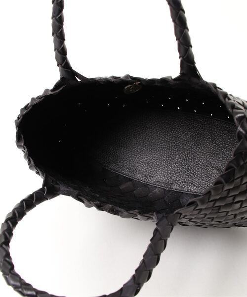 DRAGON（ドラゴン）の「【DRAGON DIFFUSION/ドラゴンディフュージョン】メッシュレザーバッグ SANTA CROCE SMALL（ハンドバッグ・レディース・ブラウン/ダークブラウン/ブラック/グレー・FREE）」の7枚目の写真