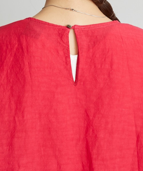 note et silence （ノートエシロンス）の「_*◇Li/cu製品染 good sleep ワンピース（ワンピース・レディース・ピンク/ホワイト/ダークブラウン・FREE）」の13枚目の写真