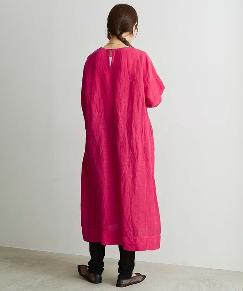 note et silence （ノートエシロンス）の「_*◇Li/cu製品染 good sleep ワンピース（ワンピース・レディース・ピンク/ホワイト/ダークブラウン・FREE）」の21枚目の写真