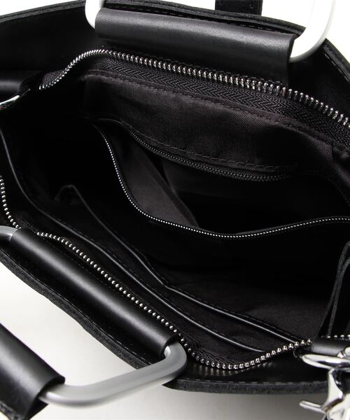 Fun & Daily（ファンアンドデイリー）の「F&D : Cow Leather Brief Case（ハンドバッグ・メンズ・ブラック・FREE）」の4枚目の写真