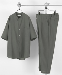 JOURNAL STANDARD | 【バンドカラーシャツ+パンツ2点SET】【DADS/ダッズ】3WAY ライトポリエステル セットアップ /半袖バンドカラーシャツ/バルーンパンツ/イージーパンツ/オーバーサイズ/洗える/ワンマイルウェア(シャツ/ブラウス)