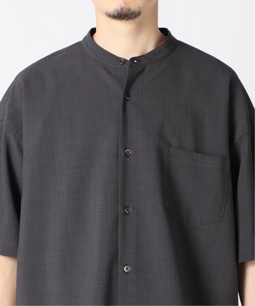 JOURNAL STANDARD（ジャーナルスタンダード）の「【バンドカラーシャツ+パンツ2点SET】【DADS/ダッズ】3WAY ライトポリエステル セットアップ /半袖バンドカラーシャツ/バルーンパンツ/イージーパンツ/オーバーサイズ/洗える/ワンマイルウェア（シャツ/ブラウス・メンズ・ブラック/グレー/グリーン/キャメル・SMALL/MEDIUM/LARGE）」の18枚目の写真