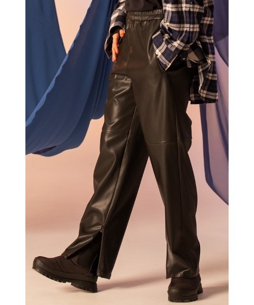 AULA AILA（アウラアイラ）の「イージーパンツ（その他パンツ・レディース・グリーン/ライトベージュ/ベージュ/ブラック・1/0）」の21枚目の写真