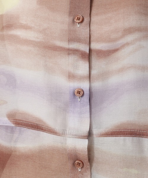 LOWRYS FARM(ローリーズファーム)の「オーガンジーステッチシャツLS 948133(シャツ/ブラウス・レディース・オフホワイト/ブラック/ブルー/ブラック系その他/グリーン・FREE)」の16枚目の写真