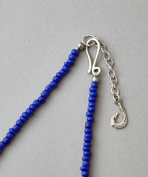 CIAOPANIC(チャオパニック)の「mポリネイビーズネックレス(ネックレス・レディース・レッド/ブルー/ホワイト・FREE)」の5枚目の写真