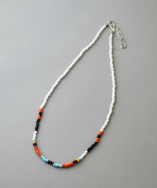 CIAOPANIC(チャオパニック)の「mポリネイビーズネックレス(ネックレス・レディース・レッド/ブルー/ホワイト・FREE)」の7枚目の写真