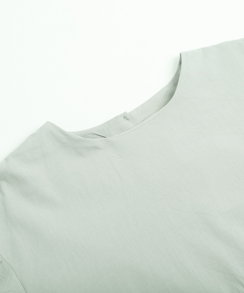 SUGAR BISKET（シュガービスケット）の「ボリュームスリーブワンピース（ワンピース・レディース・ホワイト/ブラック/ライトグリーン/ブルーグレー/グレイッシュベージュ/テラコッタ・M/L）」の21枚目の写真