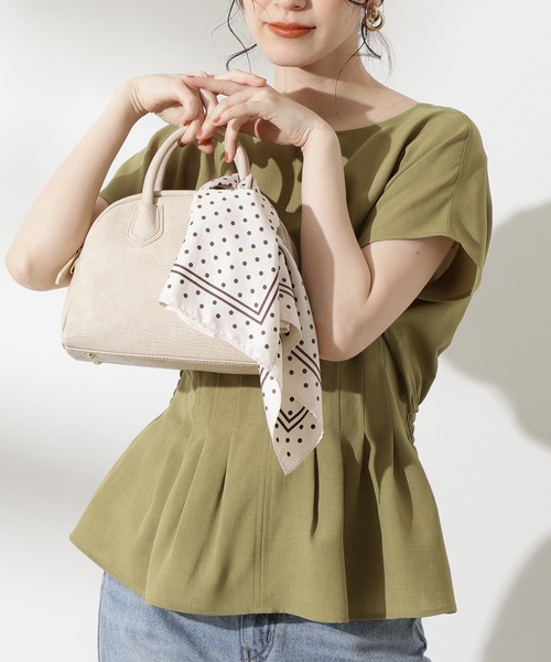 N.（N. Natural Beauty Basic）（エヌエヌナチュラルビューティーベーシック）の「◆ミニボストンバッグ（ボストンバッグ・レディース・ブラック/ピンク/ナチュラル・ﾌﾘ-）」の3枚目の写真