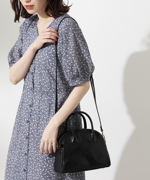 N.（N. Natural Beauty Basic）（エヌエヌナチュラルビューティーベーシック）の「◆ミニボストンバッグ（ボストンバッグ・レディース・ブラック/ピンク/ナチュラル・ﾌﾘ-）」の4枚目の写真