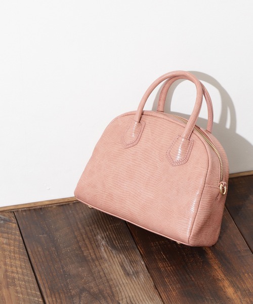 N.（N. Natural Beauty Basic）（エヌエヌナチュラルビューティーベーシック）の「◆ミニボストンバッグ（ボストンバッグ・レディース・ブラック/ピンク/ナチュラル・ﾌﾘ-）」の12枚目の写真