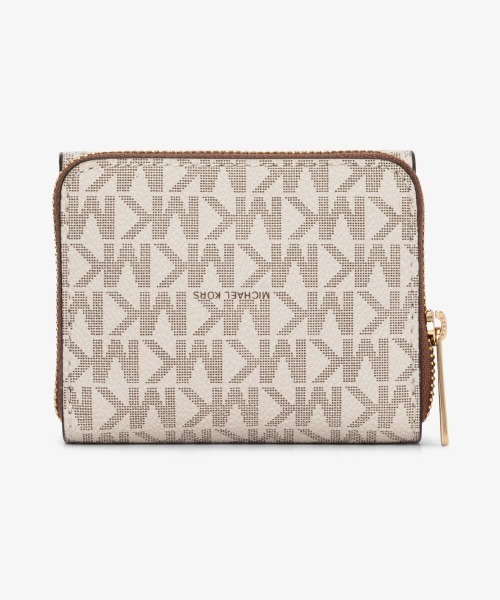 MICHAEL KORS(マイケルコース)の「JET SET TRAVEL ミッド ジップウォレット スモール - MKシグネチャー(財布・レディース・ホワイト系・FREE)」の4枚目の写真