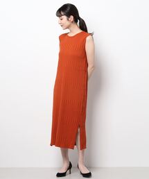 LOWRYS FARM | ランダムテレコノースリーブワンピース　945205(ワンピース)