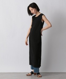 LOWRYS FARM | ランダムテレコノースリーブワンピース　945205(ワンピース)