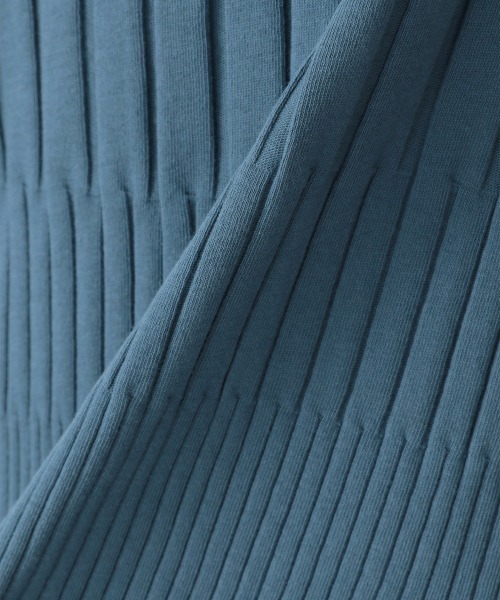 LOWRYS FARM（ローリーズファーム）の「ランダムテレコノースリーブワンピース　945205（ワンピース・レディース・ブラック/ダークブラウン/ブルー/アイボリー/オレンジ・FREE）」の15枚目の写真