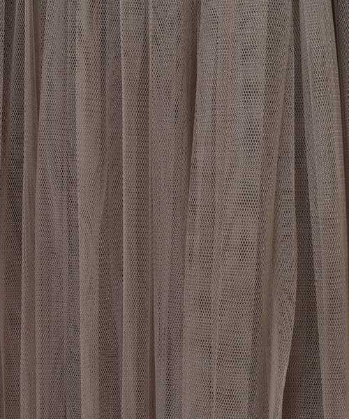 alcali(アルカリ)の「チュールプリーツスカート(スカート・レディース・グレイッシュベージュ/カーキ/ブラック・FREE)」の8枚目の写真