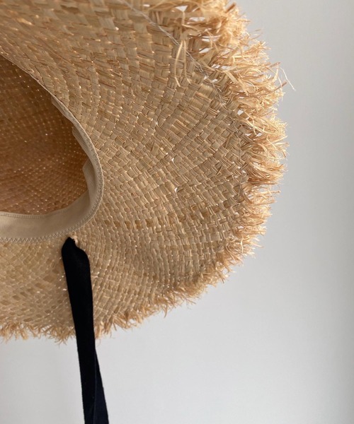 Amiur（エミレ）の「ribbon straw hat（ハット・レディース・ブラック・FREE）」の9枚目の写真