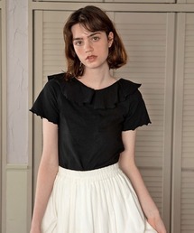 Front frill tee