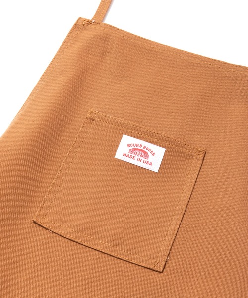 ROUND HOUSE（ラウンドハウス）の「ROUND HOUSE Made in USA Shop Apron (ラウンドハウス )(3colors)(Unisex)(17RH99)（エプロン・メンズ・ブラック/ブラウン/インディゴブルー・FREE）」の13枚目の写真