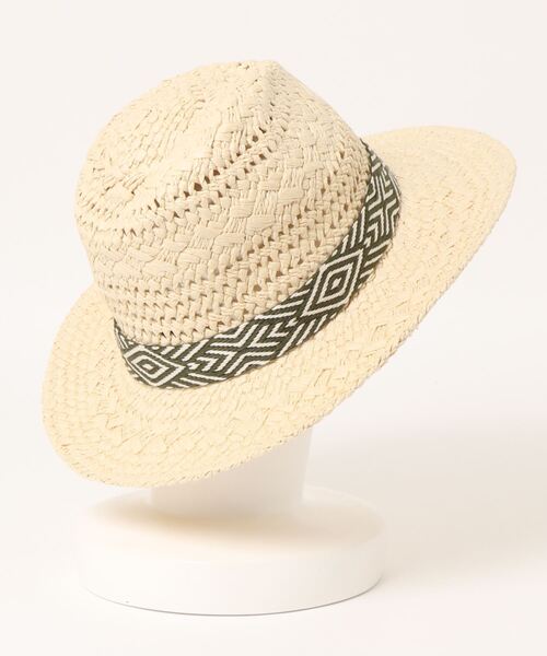 チャイハネ（チャイハネ）の「【チャイハネ】レオンペーパーハット（ハット・レディース・ブラウン/ナチュラル・FREE）」の4枚目の写真