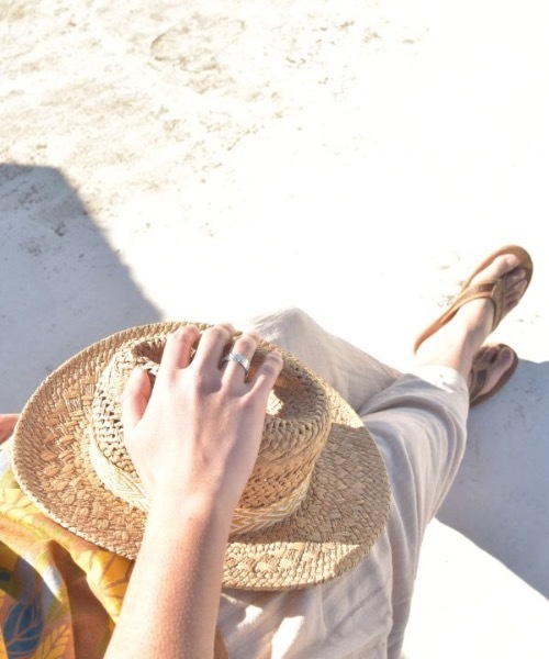 チャイハネ（チャイハネ）の「【チャイハネ】レオンペーパーハット（ハット・レディース・ブラウン/ナチュラル・FREE）」の9枚目の写真