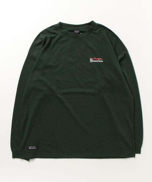 MANASTASH(マナスタッシュ)の「MANASTASH/マナスタッシュ CHILLIMESH L/S TEE ORIGINAL LOGO チリメッシュロングスリーブティーオリジナルロゴ 7113100(Tシャツ/カットソー・メンズ・オフホワイト/ブラック/ダークグリーン/ホワイト系2/ダークグリーン系・MEDIUM/LARGE/X-LARGE/2XL)」の5枚目の写真