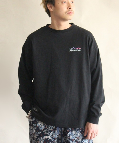 MANASTASH(マナスタッシュ)の「MANASTASH/マナスタッシュ CHILLIMESH L/S TEE ORIGINAL LOGO チリメッシュロングスリーブティーオリジナルロゴ 7113100(Tシャツ/カットソー・メンズ・オフホワイト/ブラック/ダークグリーン/ホワイト系2/ダークグリーン系・MEDIUM/LARGE/X-LARGE/2XL)」の11枚目の写真