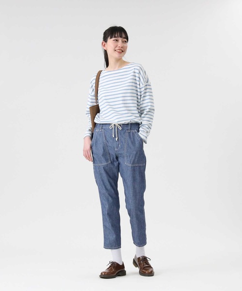 Lee（リー）の「【Lee】イージーパンツ（その他パンツ・レディース・ダークインディゴブルー・L/M）」の4枚目の写真