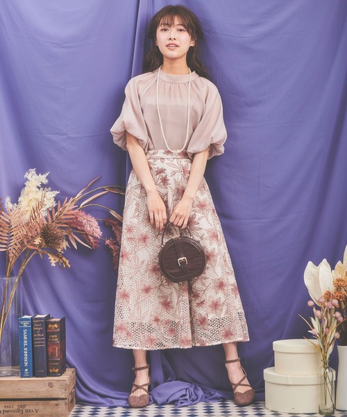 NOELA（ノエラ）の「ボリュームスリーブシアーブラウス（シャツ/ブラウス・レディース・ブラック/ベージュ/オフホワイト・FREE）」の18枚目の写真