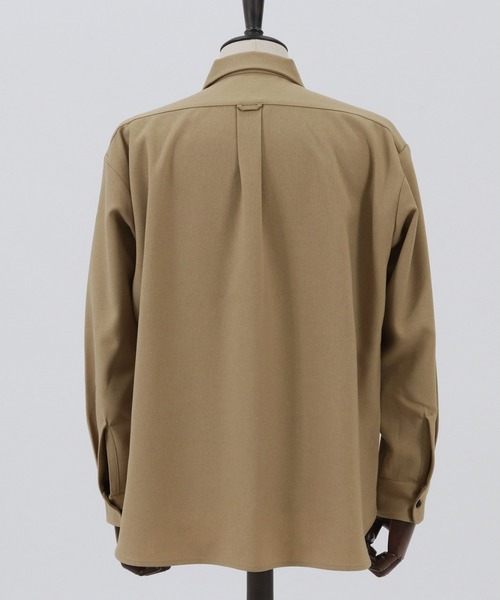CAMBIO(カンビオ)の「ms4745-LANATECレギュラーカラーシャツ(シャツ/ブラウス・メンズ・ベージュ/ブラック/アイボリー/グリーン・M/LL/L)」の22枚目の写真