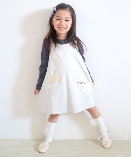 KP DECO（ケーピーデコ）の「リボンヘアクリップ同色２個セット（バレッタ/ヘアクリップ・キッズ・サックスブルー/ラベンダー/ブルー系その他・FREE）」の6枚目の写真