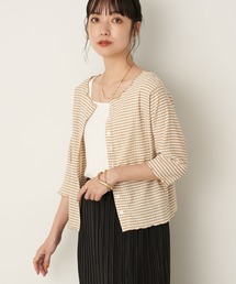 earth music&ecology | 3wayギンガムシャーリングプルオーバー ＊(カーディガン/ボレロ)