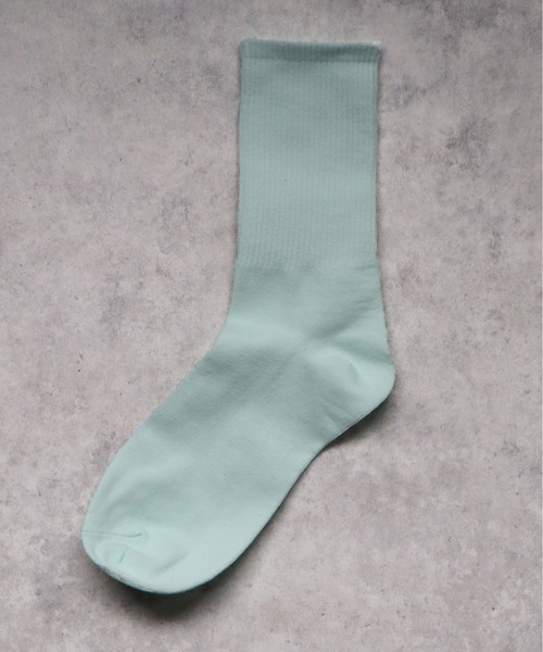 ammy.（エイミードット）の「【 ammy. / エイミードット 】 無地 ネオンカラー ソックス（ソックス/靴下・メンズ・パープル/レッド/ピンク/イエロー/ブルー/グリーン/ベビーピンク/オレンジ/ライトパープル/スカイブルー/エメラルド/モスグリーン/ライトイエロー/チャコールグレー/ライトグリーン/ミント・FREE）」の7枚目の写真