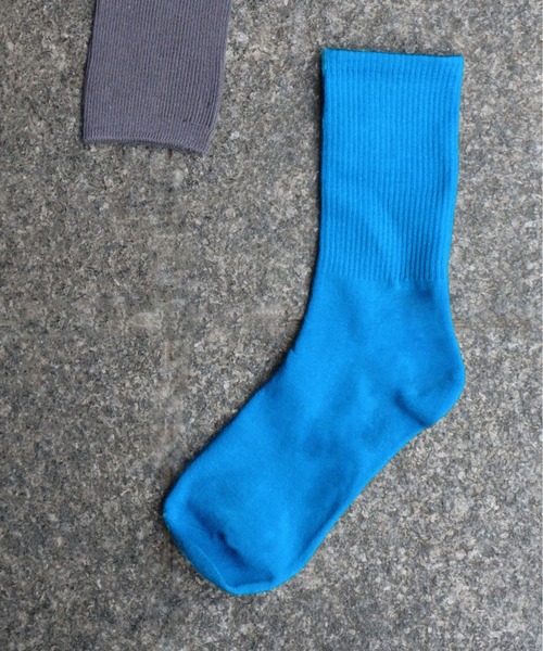 ammy.（エイミードット）の「【 ammy. / エイミードット 】 無地 ネオンカラー ソックス（ソックス/靴下・メンズ・パープル/レッド/ピンク/イエロー/ブルー/グリーン/ベビーピンク/オレンジ/ライトパープル/スカイブルー/エメラルド/モスグリーン/ライトイエロー/チャコールグレー/ライトグリーン/ミント・FREE）」の8枚目の写真