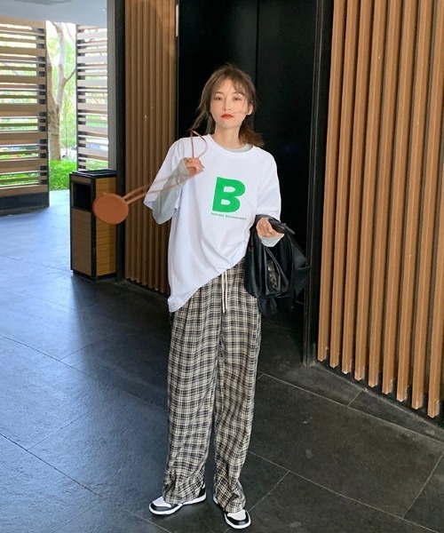 MANGROVE（マングローブ）の「アルファベットロゴプリントＴ（Tシャツ/カットソー・レディース・ホワイト/パープル/グレー/イエロー・FREE）」の10枚目の写真