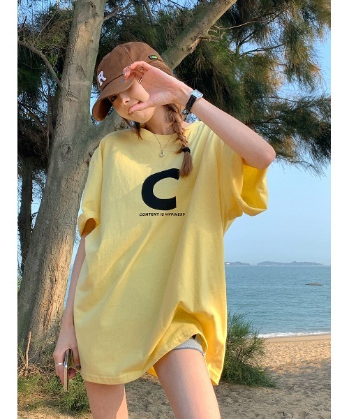 MANGROVE（マングローブ）の「アルファベットロゴプリントＴ（Tシャツ/カットソー・レディース・ホワイト/パープル/グレー/イエロー・FREE）」の20枚目の写真