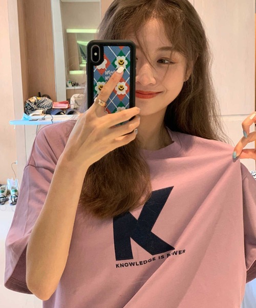 MANGROVE（マングローブ）の「アルファベットロゴプリントＴ（Tシャツ/カットソー・レディース・ホワイト/パープル/グレー/イエロー・FREE）」の21枚目の写真