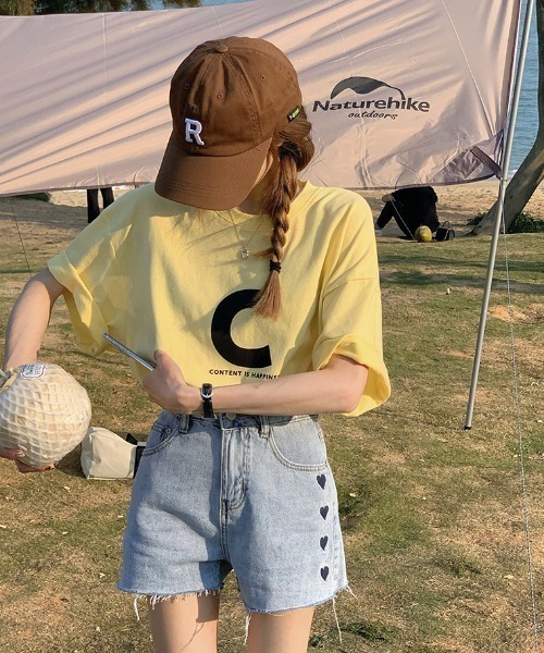 MANGROVE（マングローブ）の「アルファベットロゴプリントＴ（Tシャツ/カットソー・レディース・ホワイト/パープル/グレー/イエロー・FREE）」の22枚目の写真