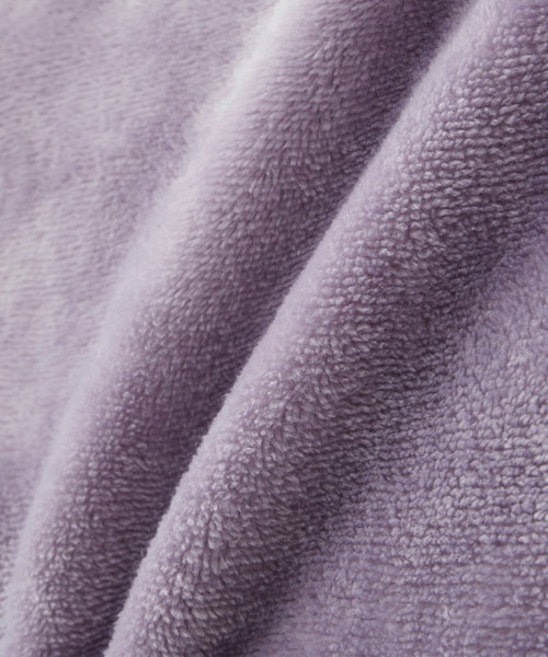 ＆yam（アンドヤム）の「ユニセックス両面シャギーフリーススタンドプルオーバー【親子お揃い/リンクコーデ】（ブルゾン・キッズ・パープル/ベージュ/ブラック・120-130cm/140-150cm/150-160cm/130-140cm/110-120cm）」の11枚目の写真