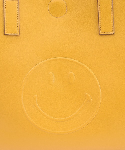 COOCO(クーコ)の「SMILEY/パスケース付トートバッグ(トートバッグ・レディース・ブラック/シルバー/マスタード/グレー系その他・9)」の9枚目の写真