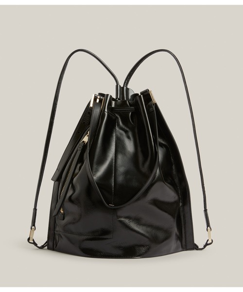 ALLSAINTS（オールセインツ）の「ALPHA BACKPACK | ALPHA バックパック（バックパック/リュック・レディース・ブラック系・ONE SIZE）」の12枚目の写真