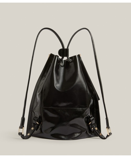 ALLSAINTS（オールセインツ）の「ALPHA BACKPACK | ALPHA バックパック（バックパック/リュック・レディース・ブラック系・ONE SIZE）」の7枚目の写真