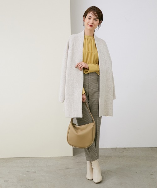 ROPE'(ロペ)の「【WEB限定】ツィルジャージバックリボンブラウス(シャツ/ブラウス・レディース・ブラック/ブラウン/イエロー系その他3・38)」の8枚目の写真